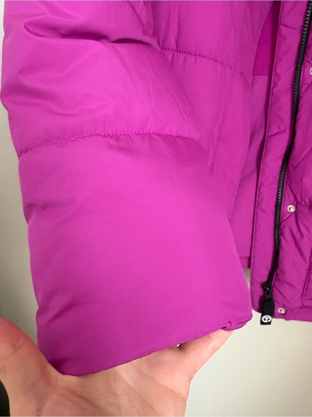 Talbots womens Puffer Jacket in Bright Magenta - Picture 5 of 6